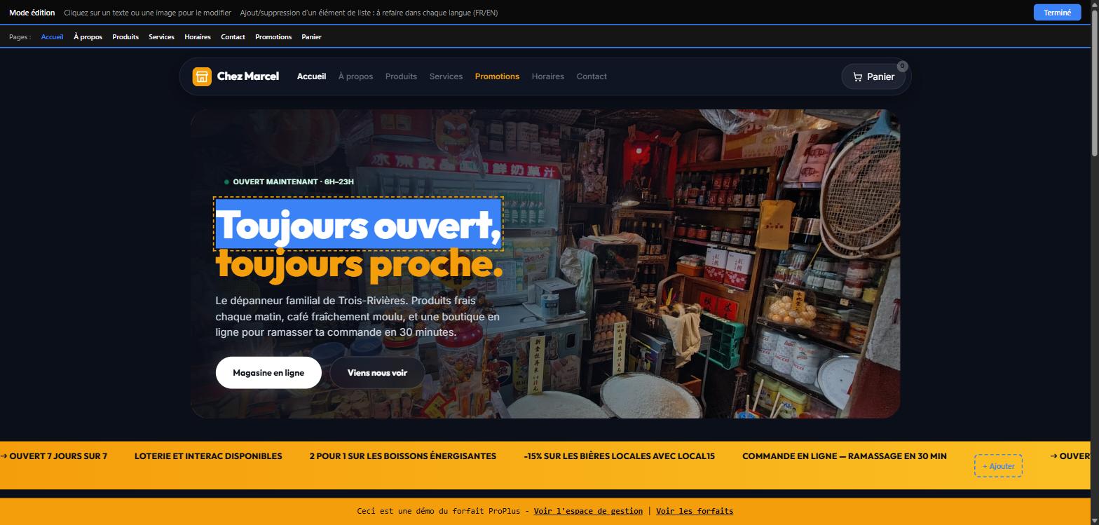 Texte en cours de modification
